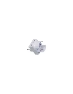 Emiko 31 251 adaptador enchufe 16a 2p t salida 2 bivalente 1 schuko